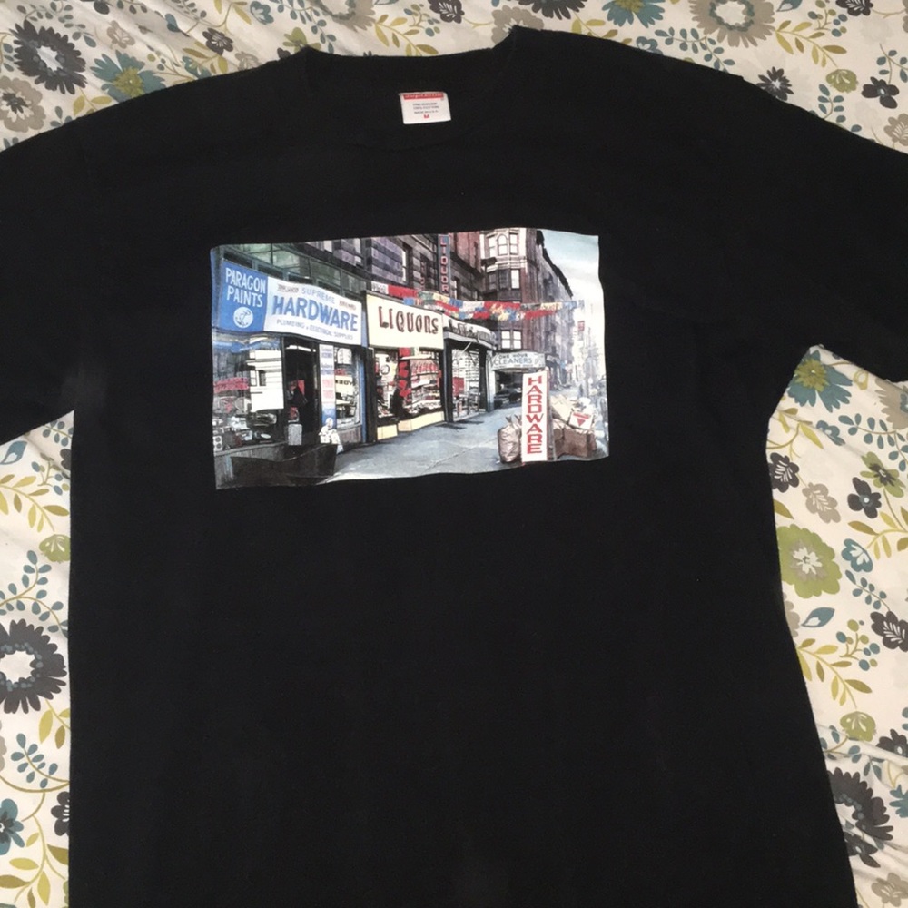 Supreme hardware tee black